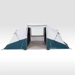Quechua 4 Man Blackout Tent With Poles - Arpenaz 4.2 F&B -Decathlon k06322041baaba6e515b737e21369507a