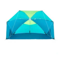 3-person Sun Shelter Beach Parasol UPF50+ Iwiko 180 - Blue Yellow -Decathlon k0aecc269ab0afe281dd9bea23f80ac30