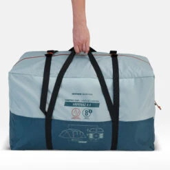 Quechua 8 Man Tent With Poles - Arpenaz 8.4 -Decathlon k0ced4105479cdc4f659745bae4e3fafe