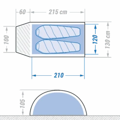 TROPICAL FREESTANDING TREKKING MOSQUITO NET TENT -Decathlon k0ef1fea316777e3caebec565cf90c748