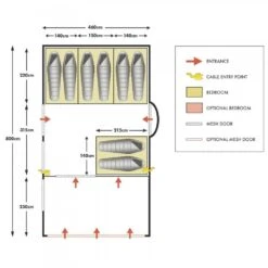AirTek 8 Pro Inflatable Tent -Decathlon k1a170c15dd190c1c944a8b14083c63c0