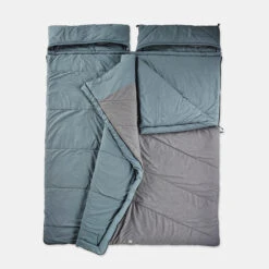 Quechua CAMPING SLEEPING BAG - ARPENAZ 0° COTTON DOUBLE -Decathlon k1b90e7e14b1debc501c7249be82a5257