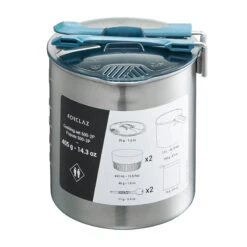 Stainless Steel 2 Person Cooking Set 1.6L -Decathlon k1e4b7576c5d355d320828b3827621564