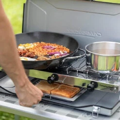 Campingaz Double Burner And Grill Chef Folding CV Stove 10 Campingaz Double Burner And Grill Chef Folding CV Stove -Decathlon k350aa44865165c2c1950ab16a553eb0a