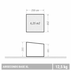 Quechua Air Base Seconds XL Flysheet -Decathlon k38573f730521731d26c9ee132ae3de67