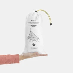 Untreated Travel Mosquito Net - 2 Person -Decathlon k435f5ac7f467b9ffbea1d71781112534