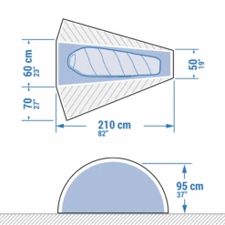 1 Man Trekking Dome Tent - MT900 -Decathlon k60341c6b3af8bd53ecfcdae6defce6e8