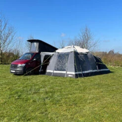 Motordome Sleeper Lite Quick Pitch 4 Man Drive Away Awning -Decathlon k609301a6770160491f3fcb45844bf738