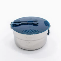 Quechua Hiker's Camping Stainless Steel Cooking Set MH100 4 Person (2.6 L) -Decathlon k73fcf6f46345e0083dd43cbea33b70e4