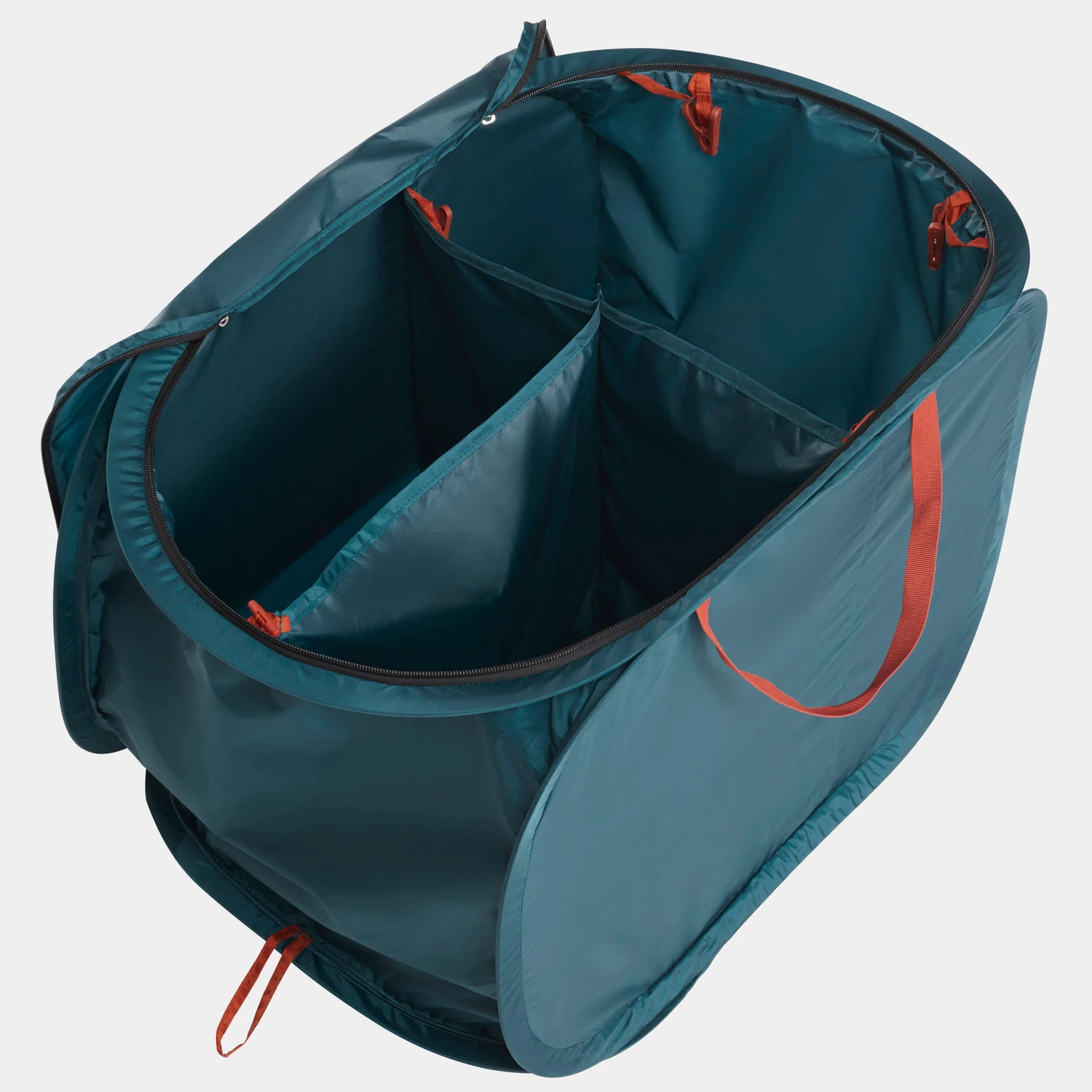 Quechua Camping Recycling Bin - 3 Compartments - 80 Litres 4 Quechua Camping Recycling Bin - 3 Compartments - 80 Litres - Image 2