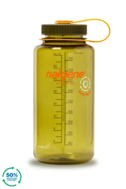 Nalgene 1L Wide Mouth Sustain Water Bottle - Made From 50% Plastic Waste -Decathlon k7ed6b1c43bac1bce1113c5cbf85f449b