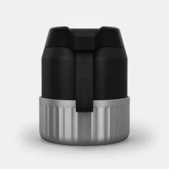 Quechua Stainless Steel Isothermal Food Box For Hiking MH500 0.8 L With Bowl Black -Decathlon k810077dc58fe1ed1dd1d9187c3550029