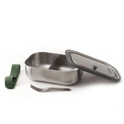 Black+Blum Stainless Steel Lunch Box Olive -Decathlon k84e291061cc9a555702ec514a0cade00