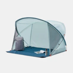 Quechua Camping Shelter With Poles - 4 Person -Decathlon k8a3aab6db7d6fdb0cfe399326dd9e6a7