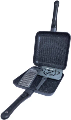 RidgeMonkey Connect Pan & Griddle XXL Granite Edition (RM781) -Decathlon k8ab763671cb8738260db4e14bea35588