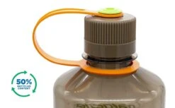 Nalgene 1L Narrow Mouth Sustain Water Bottle - Made From 50% Plastic Waste -Decathlon k8fad8decd938fb9205bb77db2dbebbd6