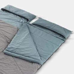 Quechua CAMPING SLEEPING BAG - ARPENAZ 0° COTTON DOUBLE -Decathlon k944cb1579503272bcae038492d9fdae4