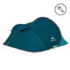 Quechua FLY SHEET AND HOOP - SPARE PARTS FOR THE 2SECONDS 3 EASY TENT -Decathlon k96e5977a49fb0b1395b5b875290596f2