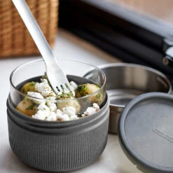 Black+Blum Glass Lunch Bowl 600ml Slate -Decathlon k97bd7e78ea7662b94ee8e79e52c213a1