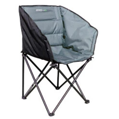 Tub Chair Dark Green And Black -Decathlon ka26cd46f567f20b6d22c0b98715199c5