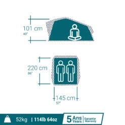 Quechua INFLATABLE ROOF TENT MH900 FRESH & BLACK 2 PERSON -Decathlon ka3e19b681b4935f102045f1d32b2fec8