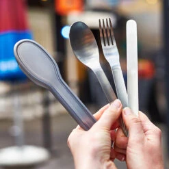 Black+Blum Stainless Steel Cutlery Set With Case Grey 10 Black+Blum Stainless Steel Cutlery Set With Case Grey -Decathlon kb97f72b127caa636ff9f5e69395b27b9