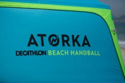 HGA500 Beach Handball Tent - Blue/Yellow -Decathlon kbc458338570b2b00d672450a922052c8