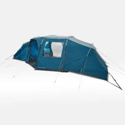 Quechua 8 Man Tent With Poles - Arpenaz 8.4 -Decathlon kc4d417044c900f04e35a61450adf4633