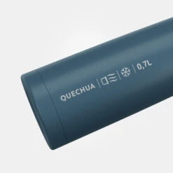 Quechua Stainless Steel Isothermal Hiking Bottle 0.7 Litre Blue -Decathlon kcbcbb60b9f0211f76588fe98ee1ca0c6