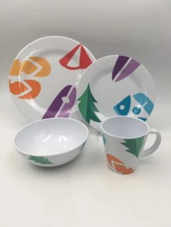 OLPRO Spring Bay Melamine Set (16 Piece) -Decathlon kcc00a7102b36445fc7be9cbd3c7cc0a6