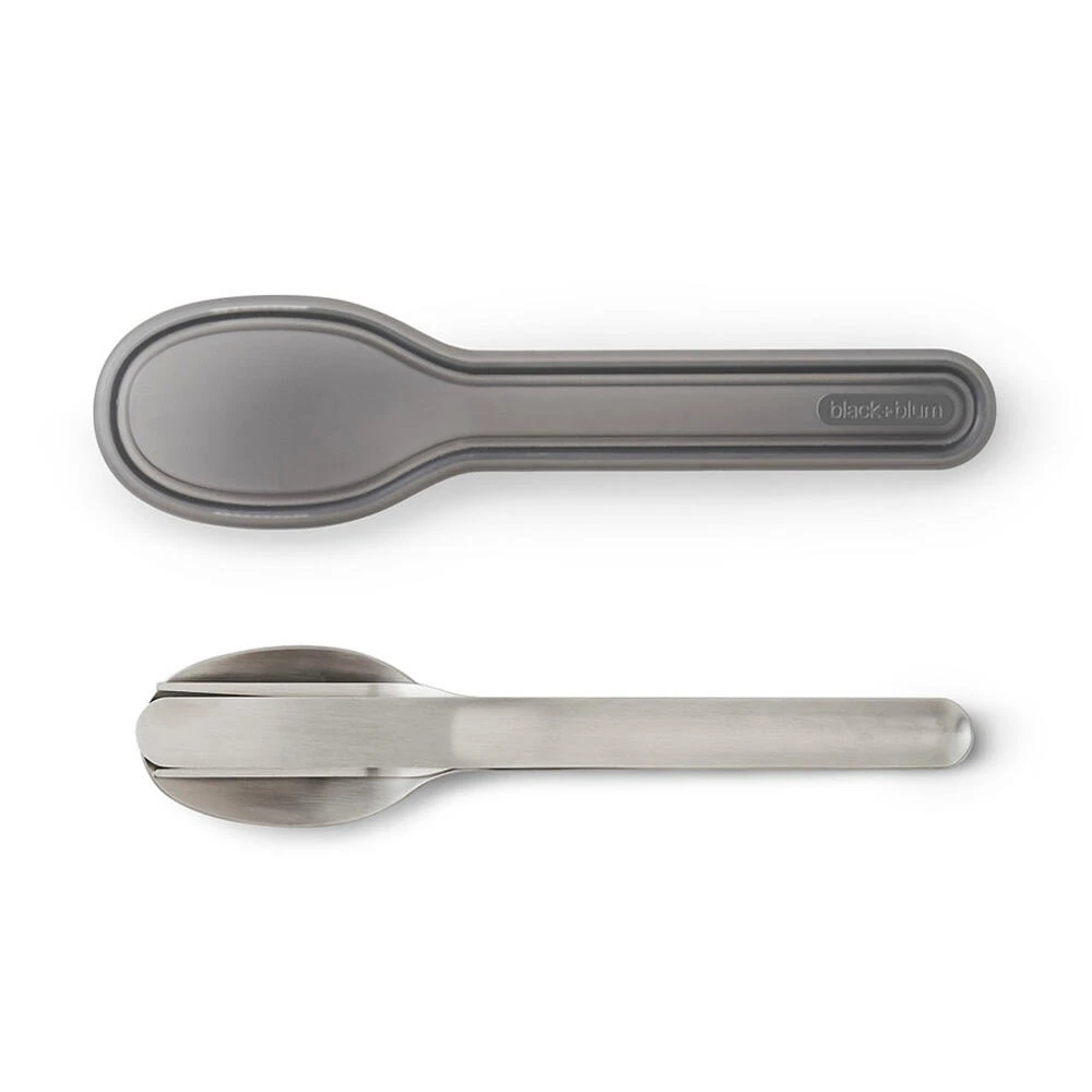 Black+Blum Stainless Steel Cutlery Set With Case Grey 4 Black+Blum Stainless Steel Cutlery Set With Case Grey - Image 2