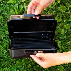 Portable Stainless Steel Compact ECO BBQ For Camping & Travel -Decathlon kd3d47ba73de06322650d90dff1f99a31