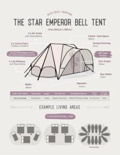 Star Emperor Bell Tent -Decathlon kd7fead289650f6d0e4ac370cd50bb2d5