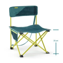 Quechua LOW FOLDING CAMPING CHAIR MH100 Blue -Decathlon kd9c131a1edffdca8188b9514e75e29e0