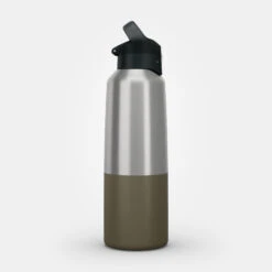 Quechua Isothermal Stainless Steel Hiking Flask MH500 1 L Khaki 24 Quechua Isothermal Stainless Steel Hiking Flask MH500 1 L Khaki -Decathlon kdeaf4a27f1e2cc60ede047b2edfab308