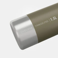 Quechua Stainless Steel Hiking Flask With Screw Cap MH100 1.5 L Khaki 14 Quechua Stainless Steel Hiking Flask With Screw Cap MH100 1.5 L Khaki -Decathlon ke00fb3c1718e1f1884a8d1ed33b7a366