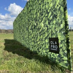 OLPRO Laurel Hedge 5 Pole Wooden Windbreak -Decathlon ke04182e96d873677ecfe8aefcd4e32f3