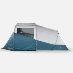 Quechua 4 Man Blackout Tent With Poles -Decathlon kf1b7294ea79145264e4fc961f189004a