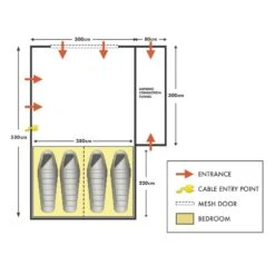 Motordome Sleeper Lite Quick Pitch 4 Man Drive Away Awning -Decathlon kfcea46424f42c86ff1c5272156bfbd60